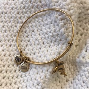 Alex and Ani Gold Dolphin Bracelet